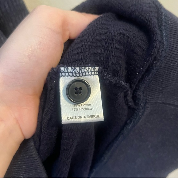 Billy Reid Men’s Pullover‎ Sweater Cowl size L navy - Picture 5 of 5